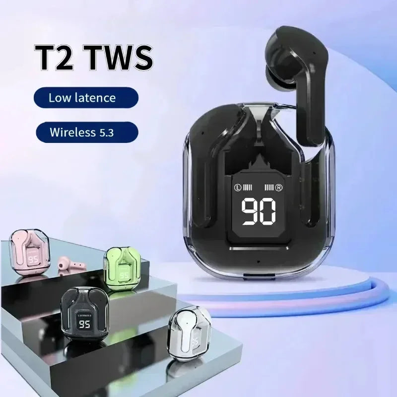 Fone de ouvido Bluetooth sem fio T2 Tws.