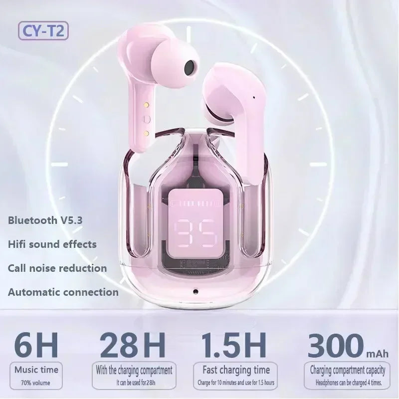 Fone de ouvido Bluetooth sem fio T2 Tws.